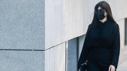 Jéssica Rodríguez, expareja del ministro José Luis Ábalos, llega este lunes a la Audiencia Nacional para ser interrogada.