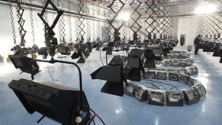 Imagen del plató principal del Centro de Producción de Zaragoza
