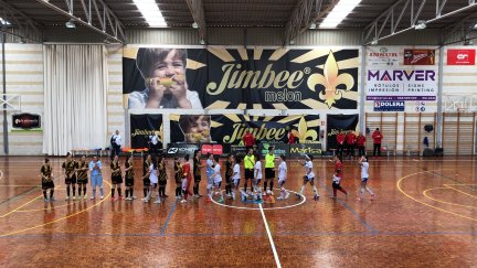 Una imagen del encuentro de Sala Zaragoza disputado en Murcia.
