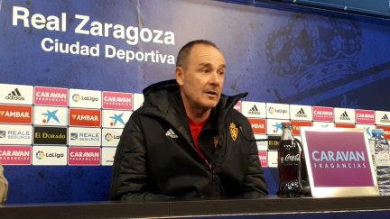 Víctor Fernández en la Ciudad Deportiva.
