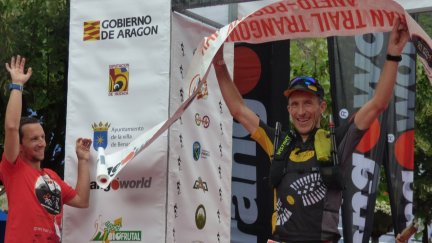 Javi Domínguez, ganador de la carrera Gran Trail en el 2018.