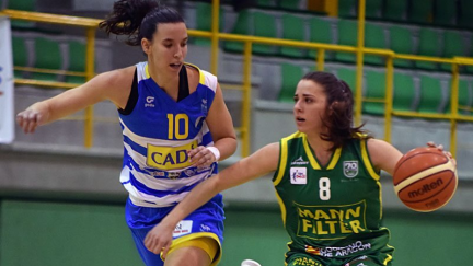 Imagen de archivo de un partido de las zaragozanas.