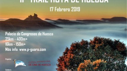 Cartel del Trail Hoya de Huesca.