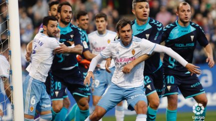 Zaragoza y Albacete han jugado un partido muy intenso.
