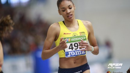 Salma Paralluelo, en el Nacional de Antequera. (Foto: RFEA)