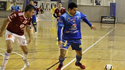 Imagen del partido de ida frente a Peñíscola.