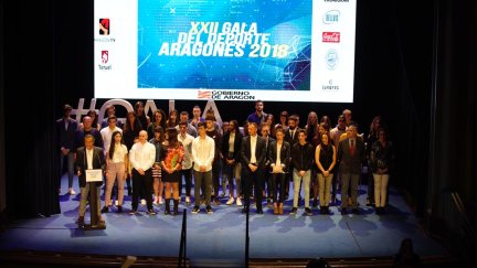 La Gala del Deporte Aragonés ha reunido a un gran número de deportistas de nuestra comunidad.