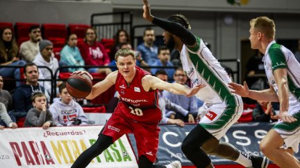 Seibutis en el último partido frente al Unicaja.