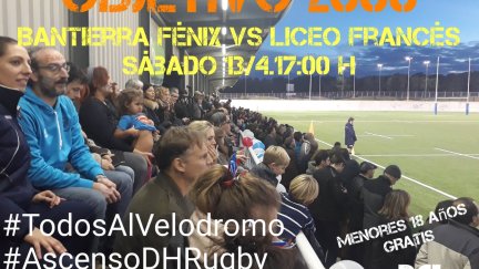 Cartel del 'Objetivo 2.000' que ha preparado el Bantierra Rugby Fénix.