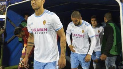 Grippo, en un partido de esta temporada.