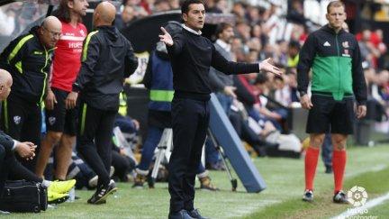 Francisco Rodríguez durante el encuentro con el Rayo Vallecano.