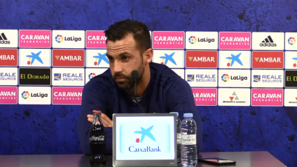Alberto Guitián durante la rueda de prensa.