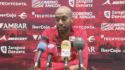 Berhanemeskel durante la rueda de prensa.