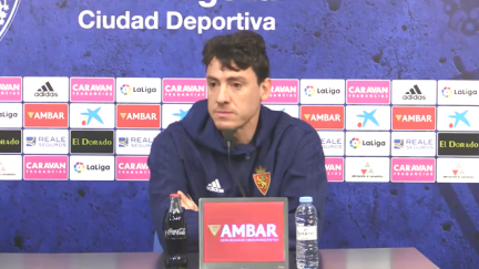 Cristian Álvarez en la rueda de prensa este jueves.