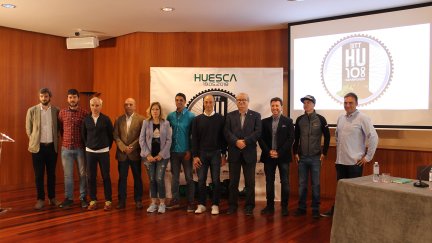 Una imagen de la presentación de la HU108 que ha tenido lugar esta mañana.