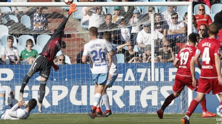 El Real Zaragoza en el último encuentro que disputó.
