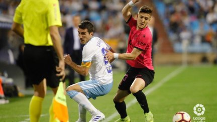 Alberto Zapater no podrá jugar el resto de partidos del Real Zaragoza.