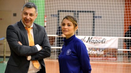 Alfonso Rodríguez junto a María Bes, en una imagen de la presente temporada.