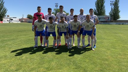Once inicial del Sariñena en el partido ante el Lorca.