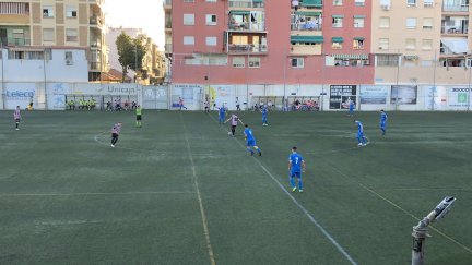 Comienzo de la segunda parte del partido.