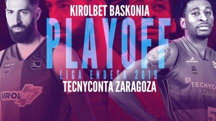 Tecnyconta Zaragoza y Baskonia están preparados para jugar una serie apasionante.