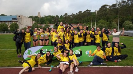 El equipo femenino ganó el primer encuentro de la División de Honor celebrado a principios de mayo en San Sebastián.