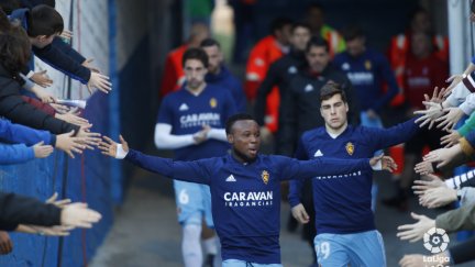 Los jugadores quieren despedirse con una victoria en La Romareda.