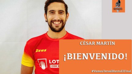 César Martín vuelve a formar parte de la plantilla del CV Teruel.