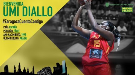 Umi Diallo es el primer fichaje de Mann-Filter para la próxima temporada.