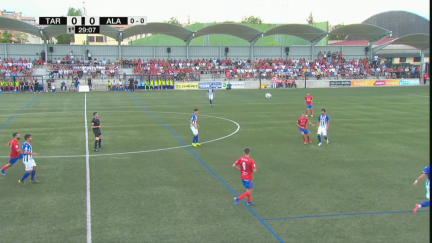 Imagen del partido de ida.