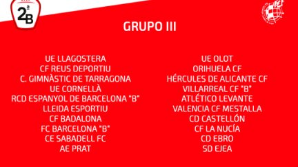 Grupo III de Segunda División B.