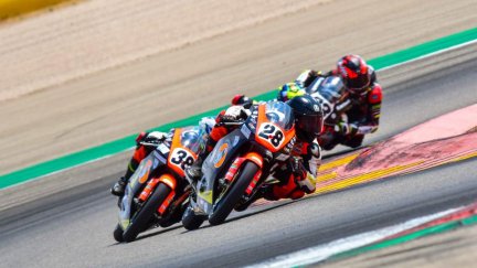 Una imagen de las carreras disputadas este fin de semana en MotorLand Aragón.