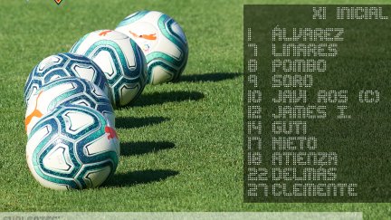 Alineación del Zaragoza para jugar en Calahorra.