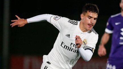 Jaime Seoane ha disputado algunos minutos en la pretemporada del Real Madrid.