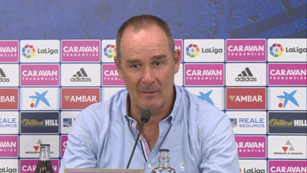 Primera rueda de prensa de Víctor Fernández.