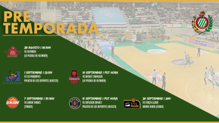 Calendario de pretemporada de Levitec Huesca.