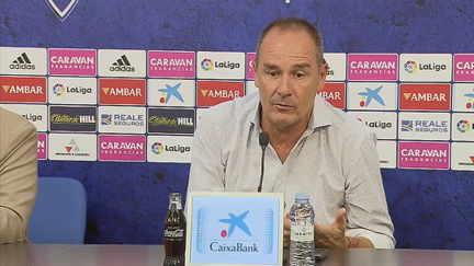Víctor Fernández en rueda de prensa.
