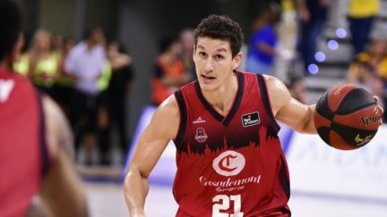 Rodrigo San Miguel, en el duelo del pasado jueves ante Gran Canaria.