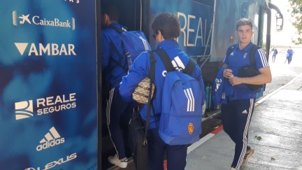 La plantilla viajó ayer sábado hasta Gijón, donde hoy buscará los tres puntos.