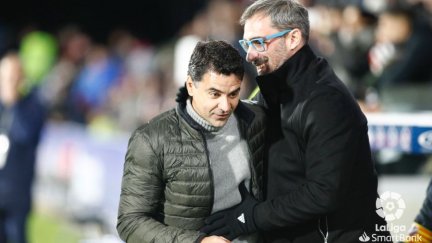 Míchel Sánchez durante el partido. Foto: La Liga.