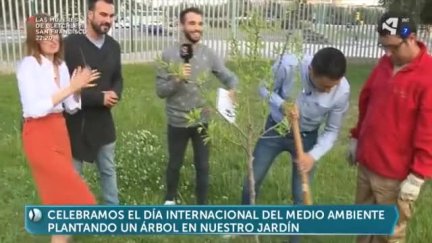 CARTV planta un almendro en el Día Mundial del Medioambiente