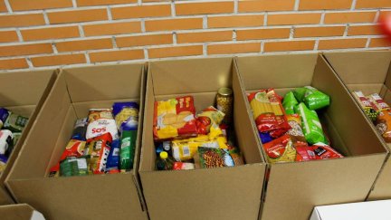 Recogida de alimentos de la edición anterior.