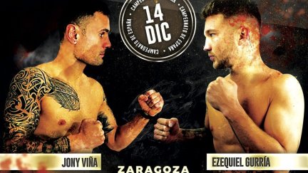 Ezequiel Gurría y Jony Viña pelearán este sábado por el título de campeón de España Superwélter.