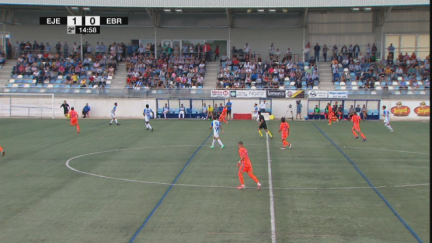 Partido SD Ejea-CD Ebro de la primera vuelta.
