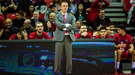 Fisac durante el partido ante Baskonia.
