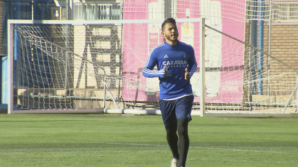 Luis Suárez este domingo en la Ciudad Deportiva.