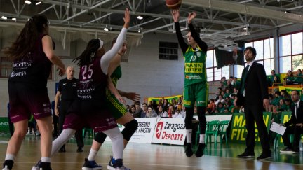Una imagen del encuentro disputado por Mann-Filter ante Al Qázeres.