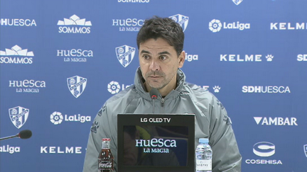 Míchel Sánchez, durante su comparecencia de este martes.