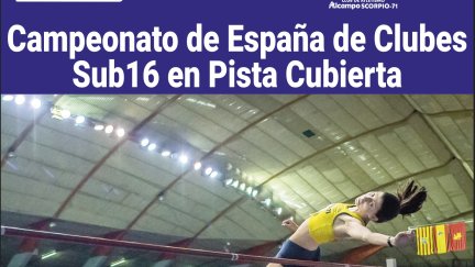 El Palacio de los Deportes acogerá este sábado el Campeonato de España de Clubes Sub-16 de pista cubierta.