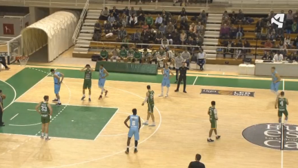 Levitec Huesca, en un partido de esta temporada.